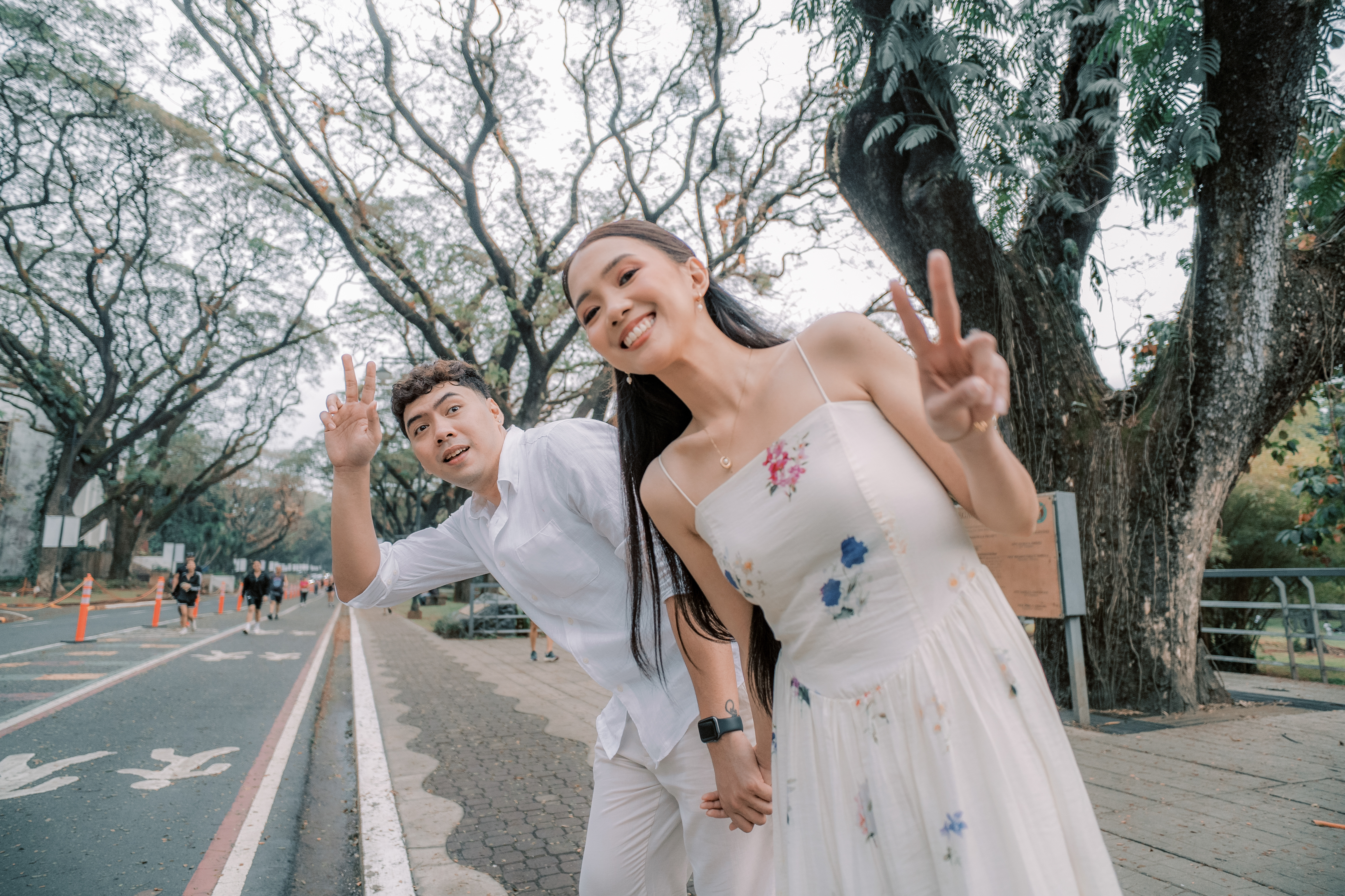 Chard and Mish with family and friends